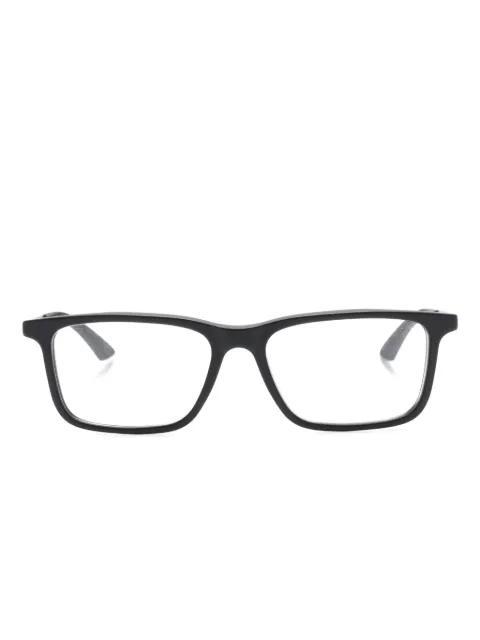 Montblanc lentes con armazón rectangular