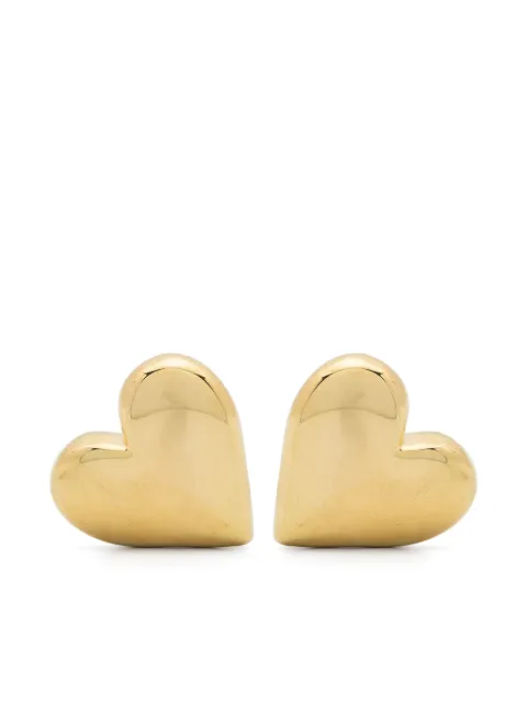 Federica Tosi heart-charm clip-on earrings