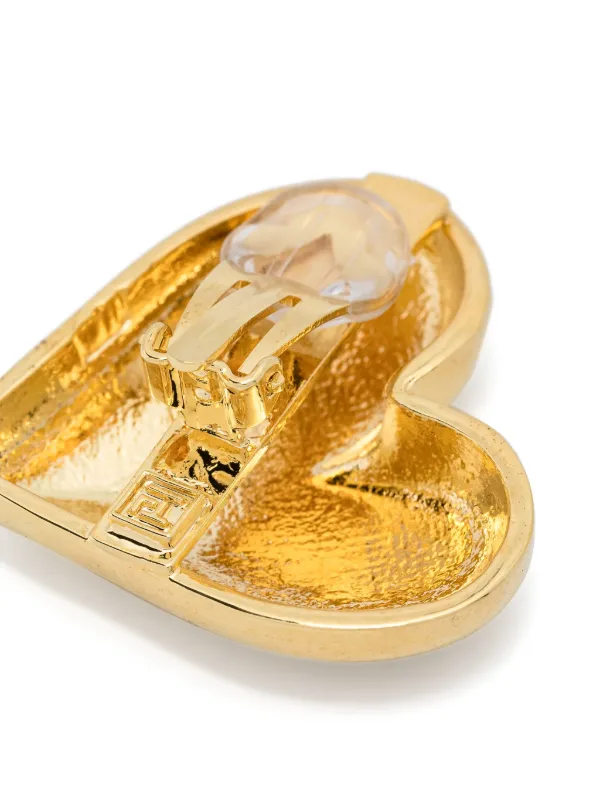 Federica Tosi heart-motif Earrings | Gold | FARFETCH AU