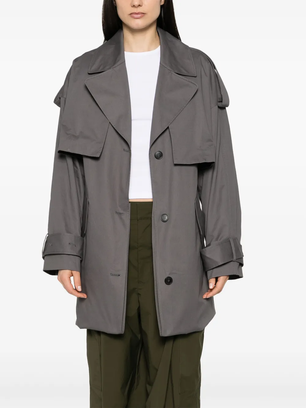 Affordable Axel Arigato Atom cotton trench coat Women