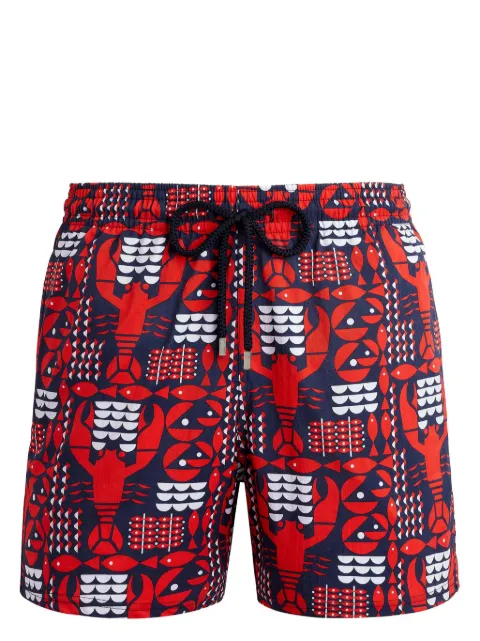 Vilebrequin Stretch Swim Shorts Graphic Lobsters