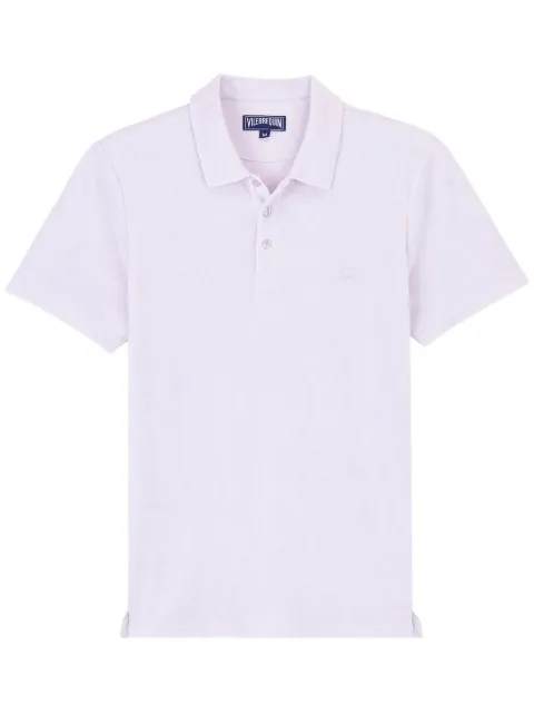 Vilebrequin playera tipo polo con logo bordado