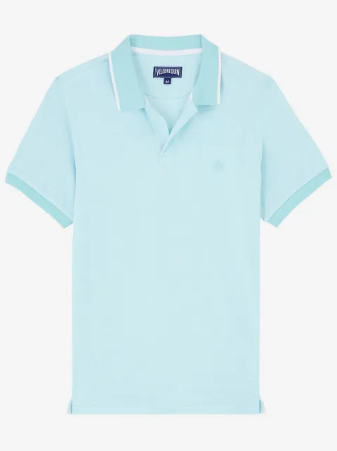 Vilebrequin playera tipo polo con logo bordado