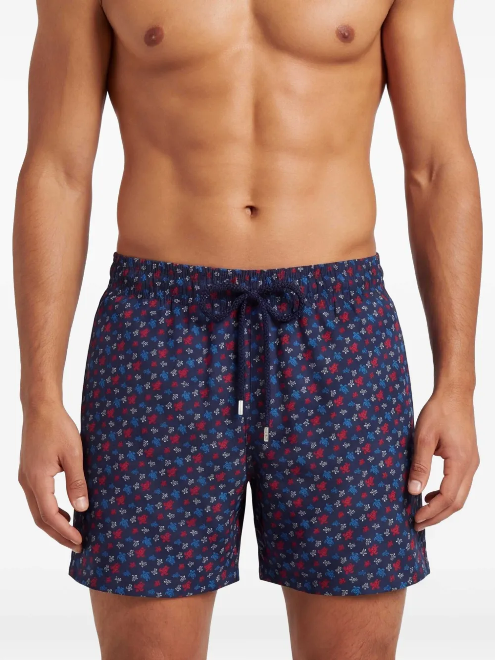 Vilebrequin Zwembroek met schildpadprint Blauw