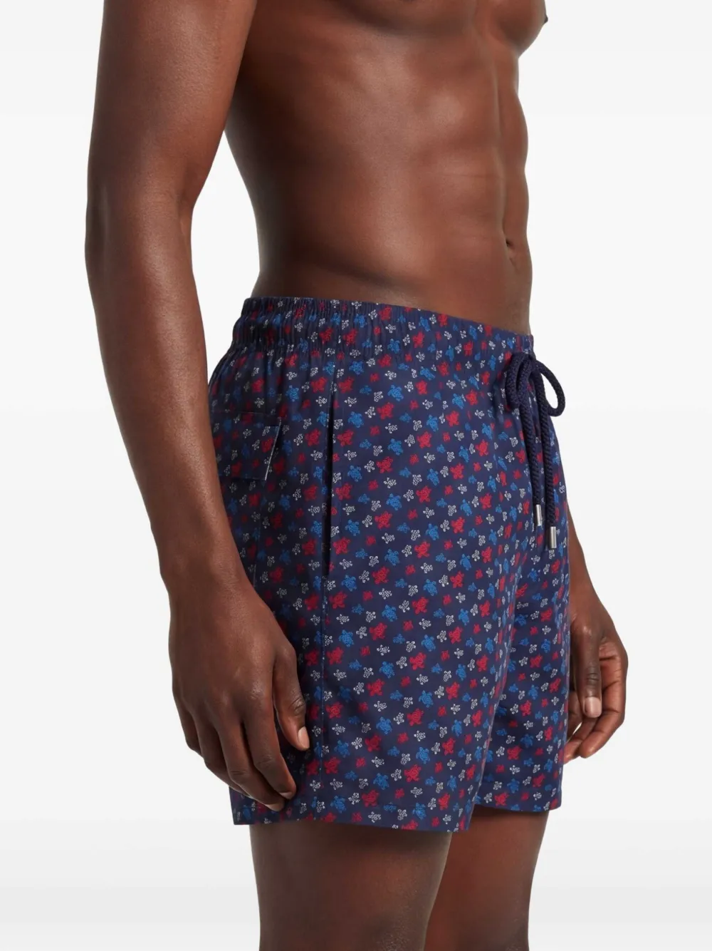 Vilebrequin Zwembroek met schildpadprint Blauw