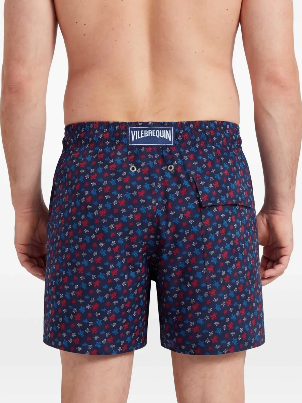 Vilebrequin Zwembroek met schildpadprint Blauw