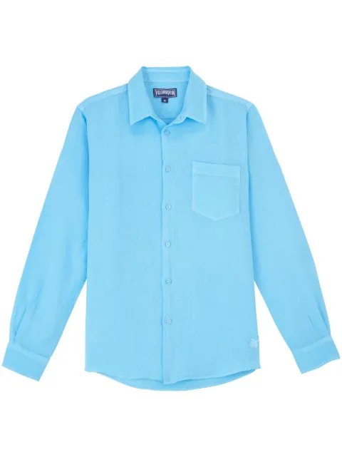 Vilebrequin camisa con logo bordado