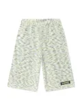 Missoni Kids zigzag cotton shorts - Green