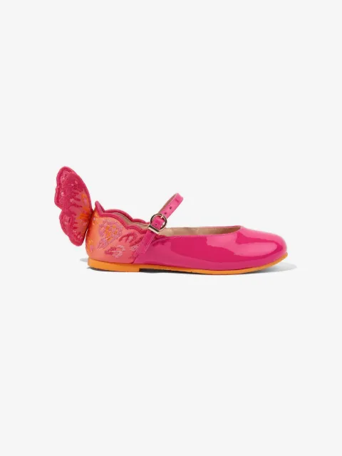 Sophia Webster Mini ballerines Heavenly en cuir à logo GG