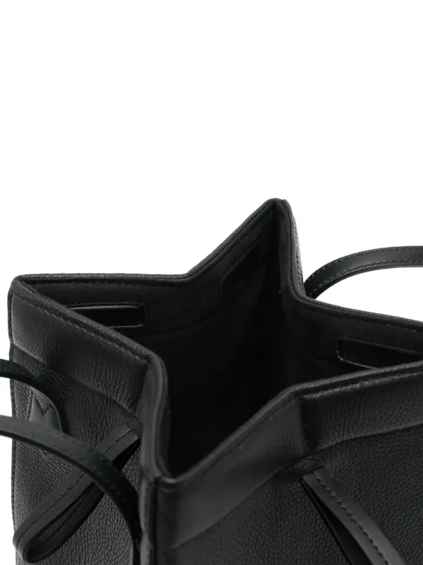 FENDI Small Origami Leather Bag | Black | FARFETCH
