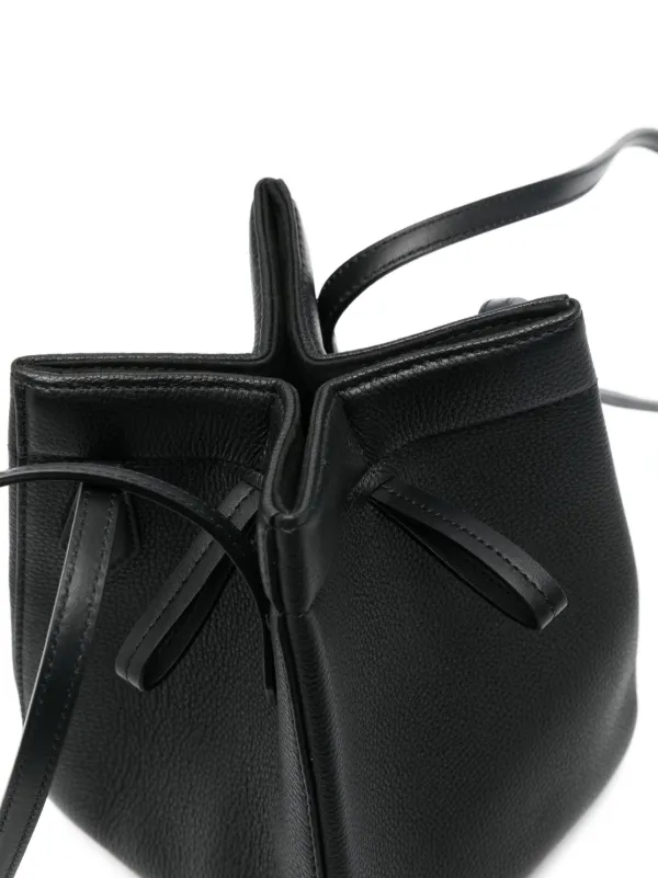 FENDI Small Origami Leather Bag | Black | FARFETCH