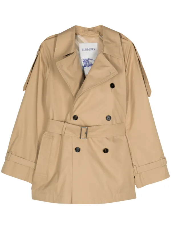 BURBERRY｜COATS (Cotton Trench Coat (8089783)) Burberry Outlet: Jacket woman - Beige | Burberry trench coat