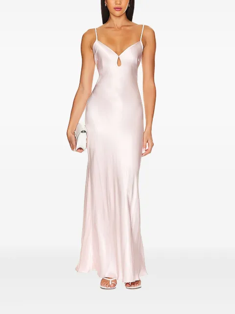 BEC + BRIDGE open-back slip maxi party dress