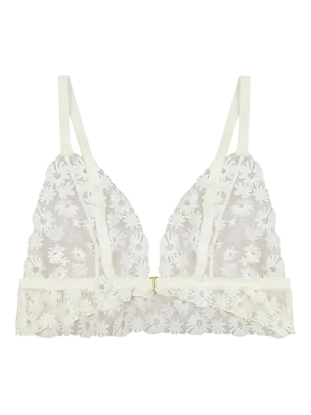 Fleur Of England daisy-embroidered boudoir bra | Image 2
