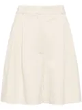 Harris Wharf London pleat-detailing bermuda shorts - Neutrals
