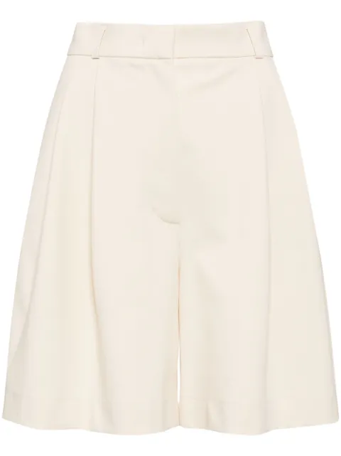 Harris Wharf London pleat-detailing bermuda shorts 