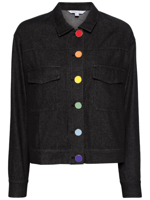 Veste en jean Brea à épaules tombantes - Olivia Rubin - Modalova