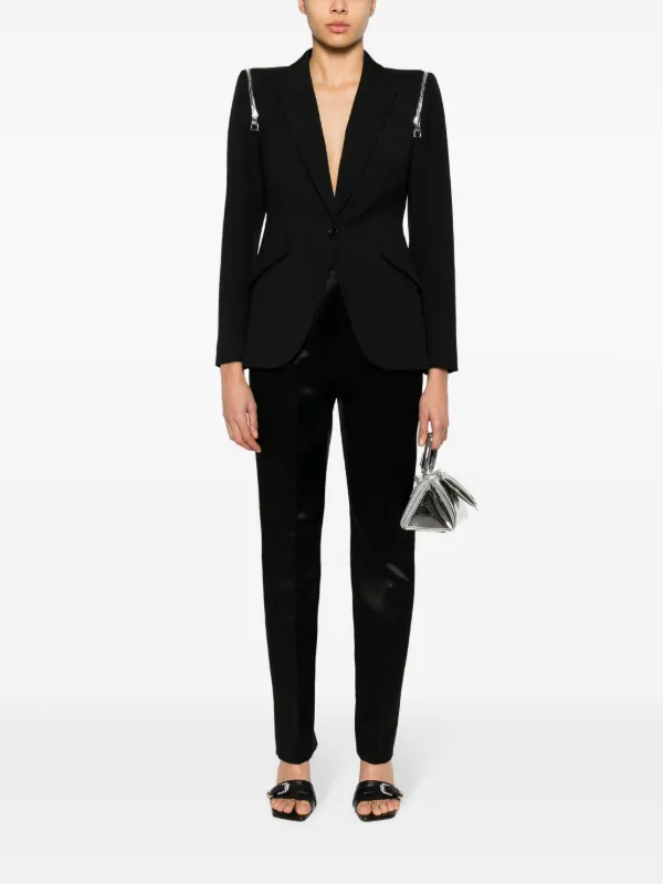 パンツ SPORTMAX Woman Pants Brown 2422136022600 008 Sportmax Hangar Bootcut Tailored Trousers | Black | FARFETCH