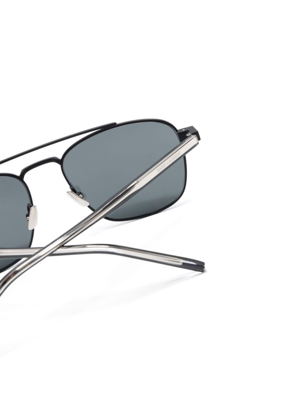 Saint Laurent Eyewear SL 665 zonnebril met vierkant montuur Zwart