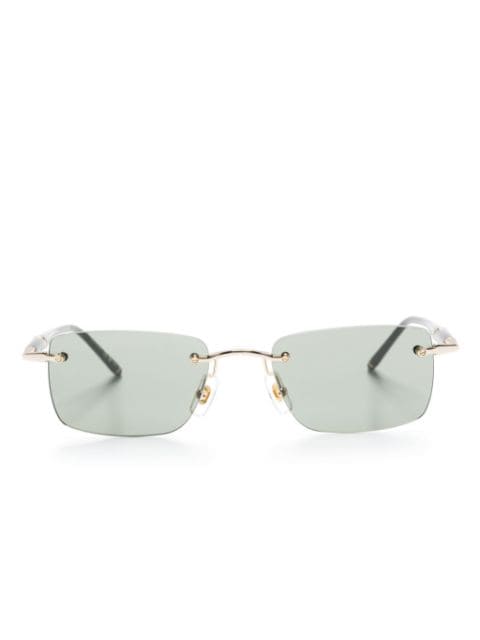 Montblanc geometric-frame sunglasses