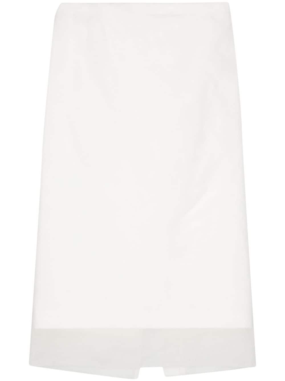 Image 1 of Sportmax semi-sheer midi skirt