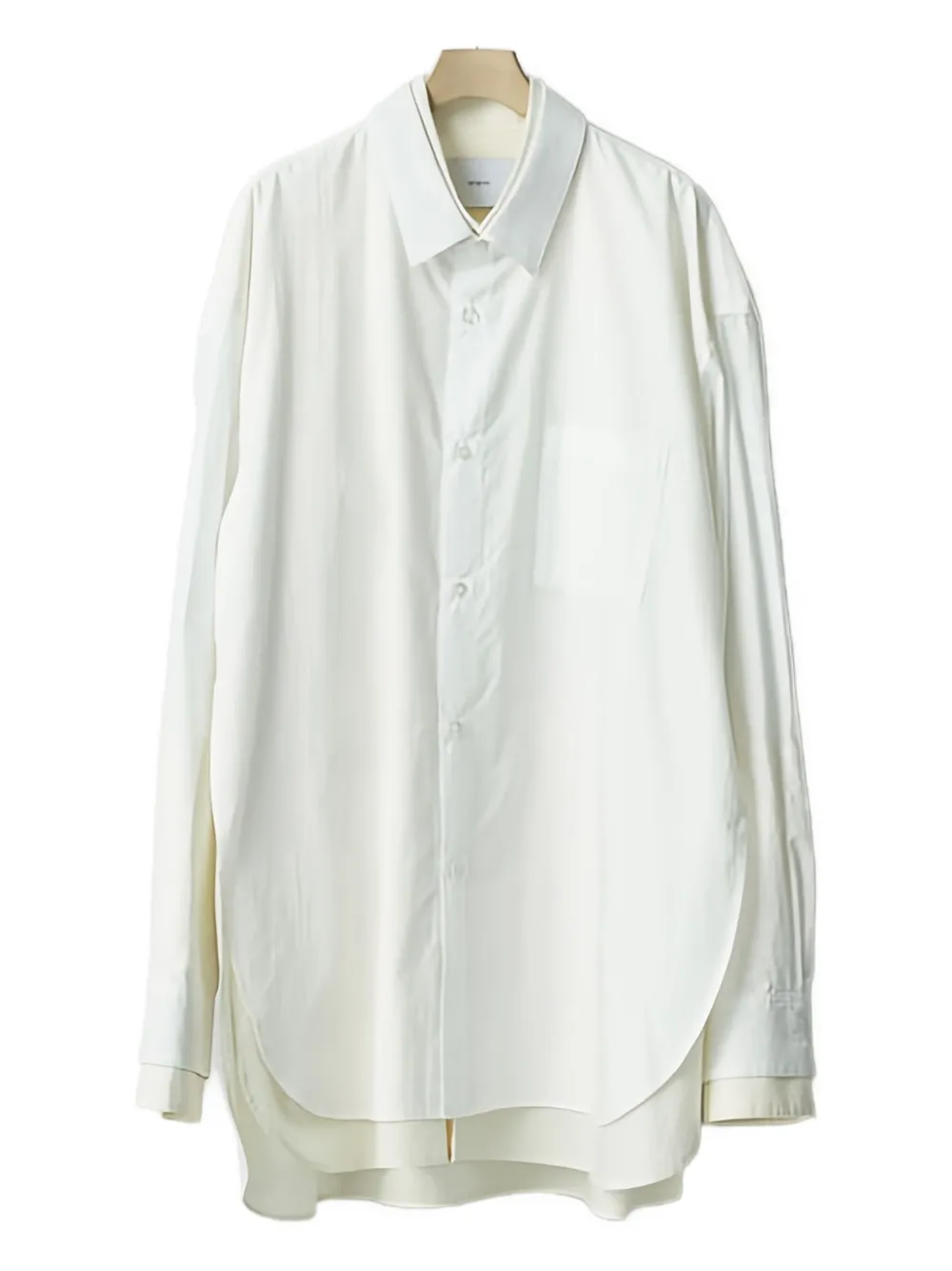 Stein Chest-pocket Buttoned Shirt In White