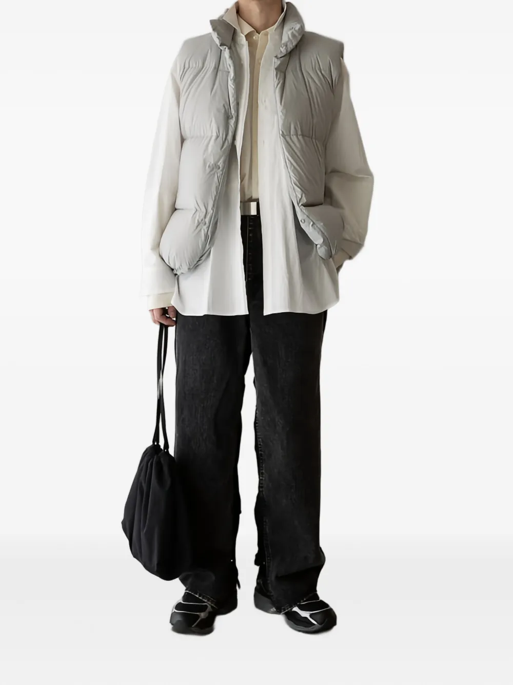 Stein Chest-pocket Buttoned Shirt In White
