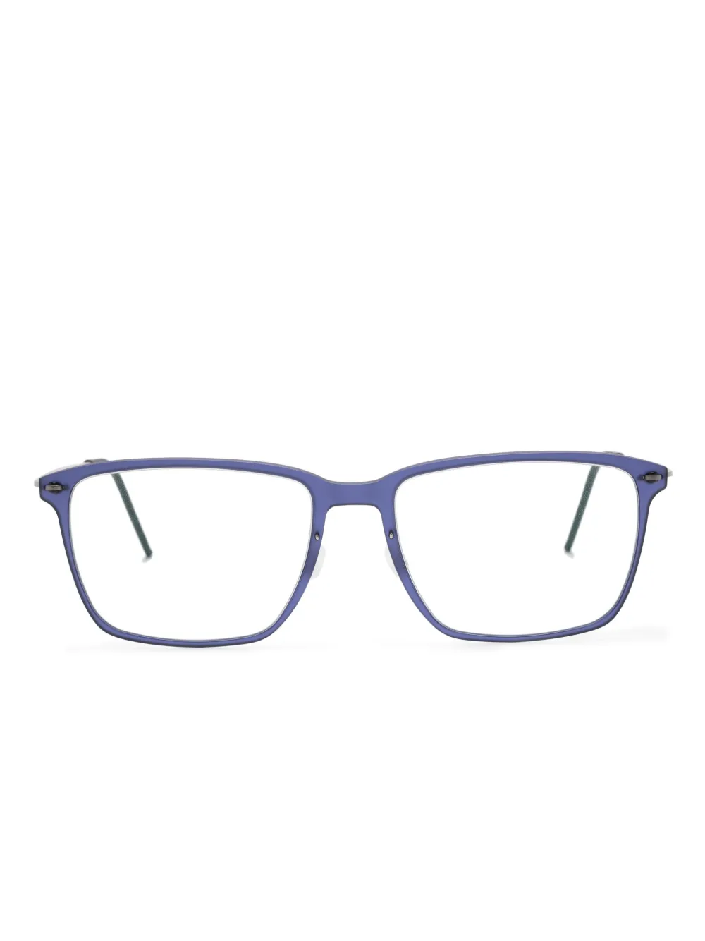 Lindberg square-frame glasses | Blue | Image 1