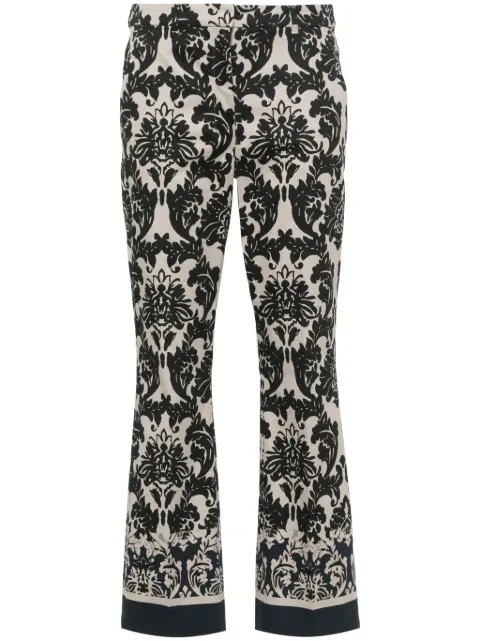 'S Max Mara Egeo geometric-print straight trousers