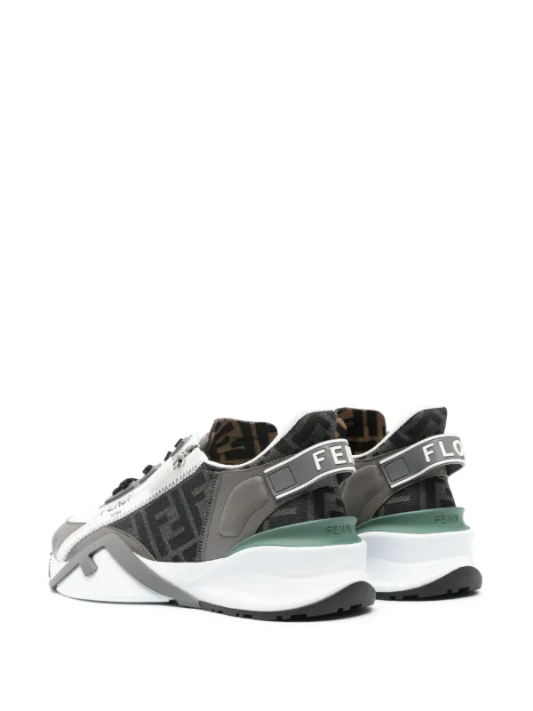 FENDI Flow FF-jacquard Sneakers White FARFETCH IN