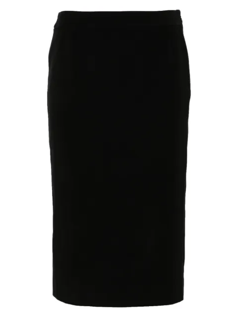 Christian Dior Pre-Owned falda midi con acabado texturizado 1990