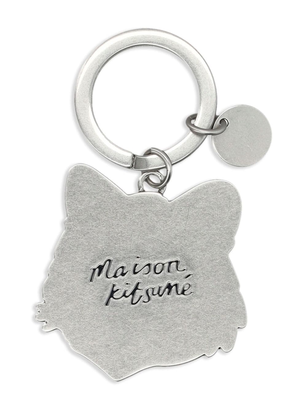 Shop Maison Kitsuné Fox-head Keyring In Brown