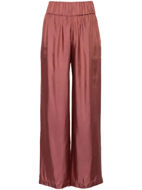 ASPESI pantalones satinados con diseño recto