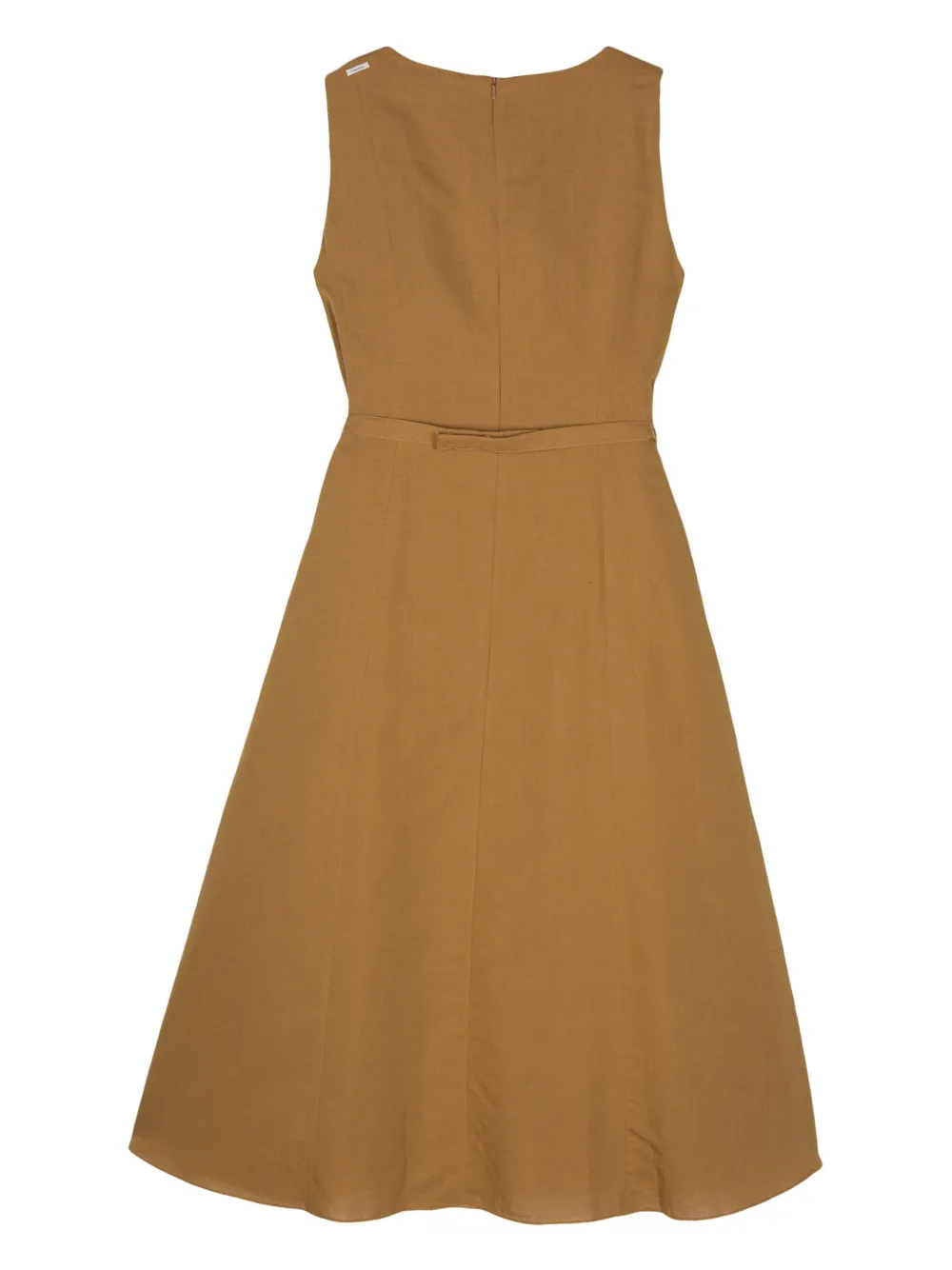 S Max Mara Robe mi longue Amelie Marron FARFETCH FR