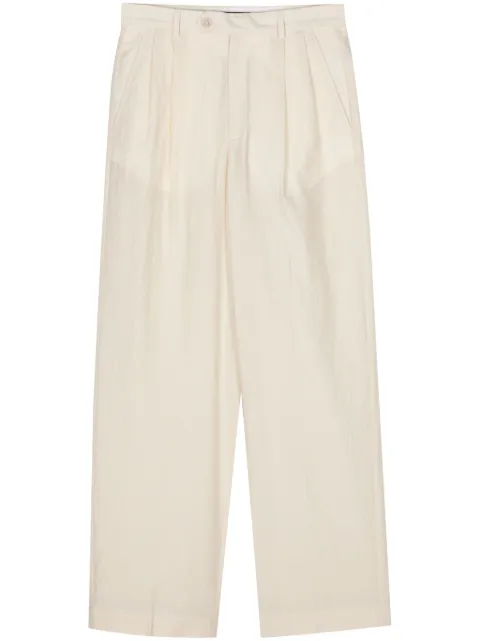 A.P.C. crepe straight trousers