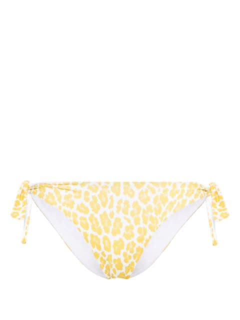 Fisico leopard-print bikini bottoms