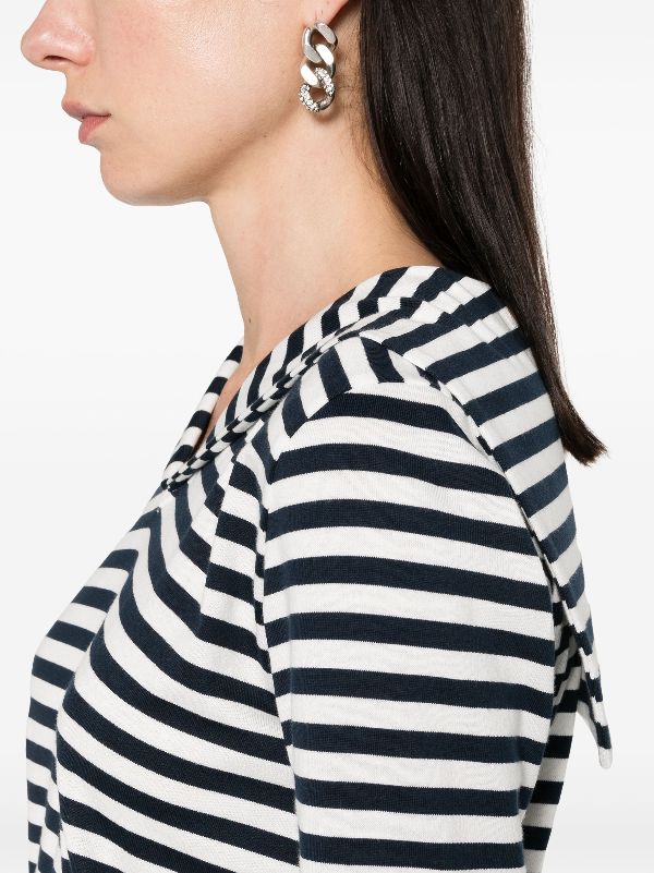 Comme Des Garçons Girl sailor-collar Striped T-shirt - Farfetch