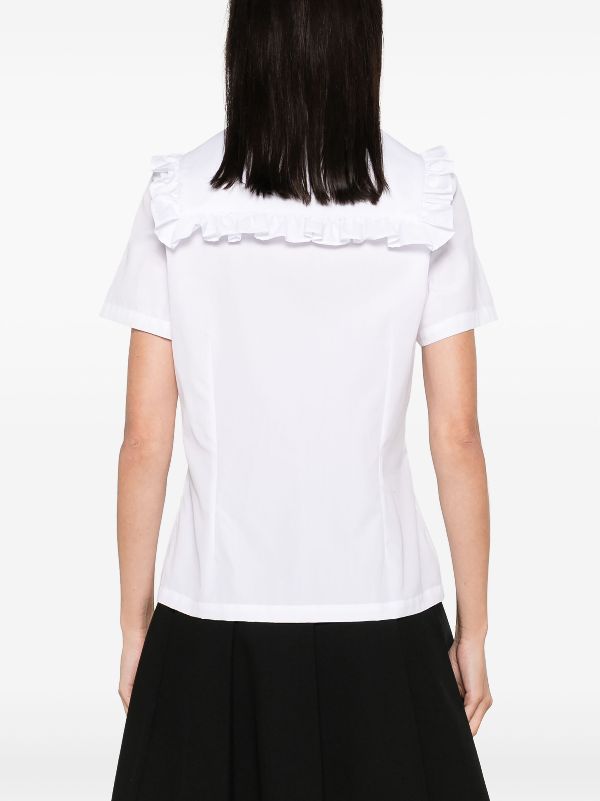 Comme Des Garçons Girl sailor-collar Cotton Shirt - Farfetch