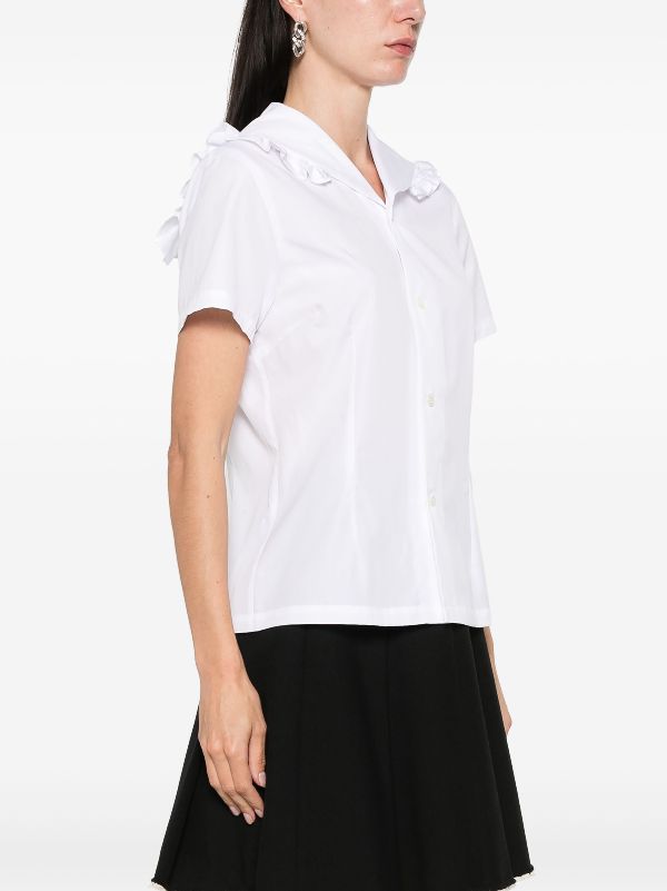 Comme Des Garçons Girl sailor-collar Cotton Shirt - Farfetch