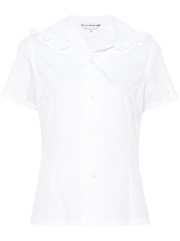 Comme Des Garçons Girl sailor-collar Cotton Shirt - Farfetch