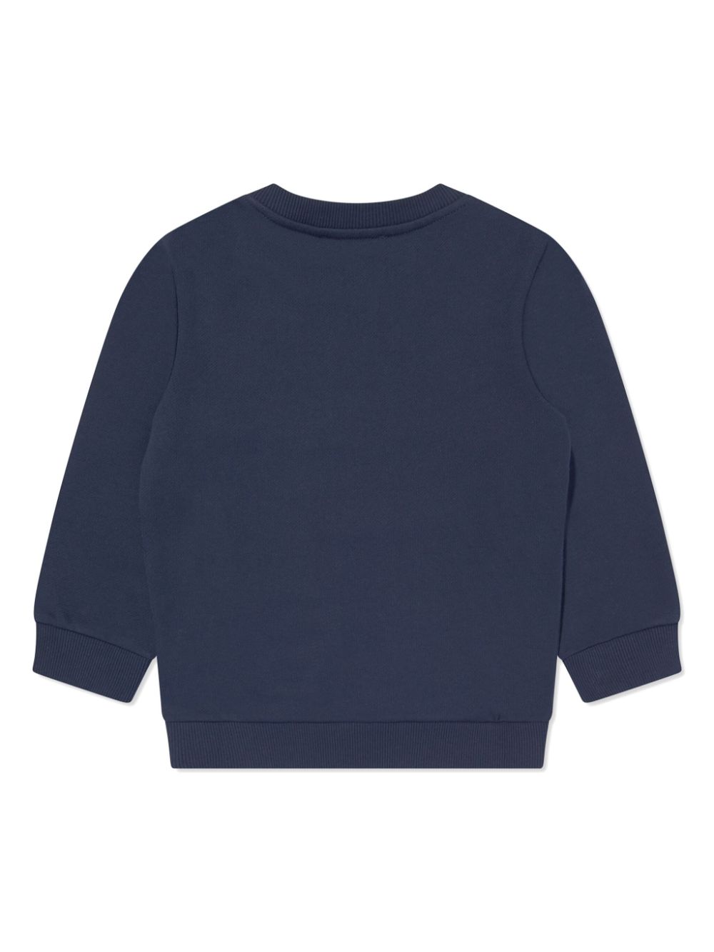 Balmain Kids Katoenen sweater met logoprint - Blauw