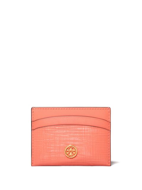 Tory Burch Robinson leather card case Women