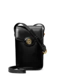 Tory Burch Robinson Spazzolato Crossbody Bag - Black