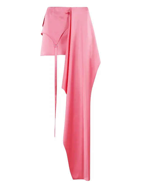 Ssheena asymmetric draped skirt