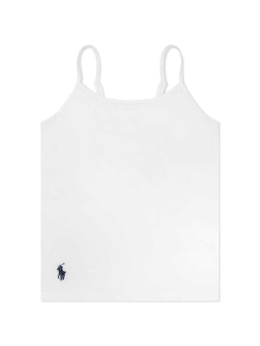 Shop Ralph Lauren Polo Pony Cami Top (pack Of Two) In Grey
