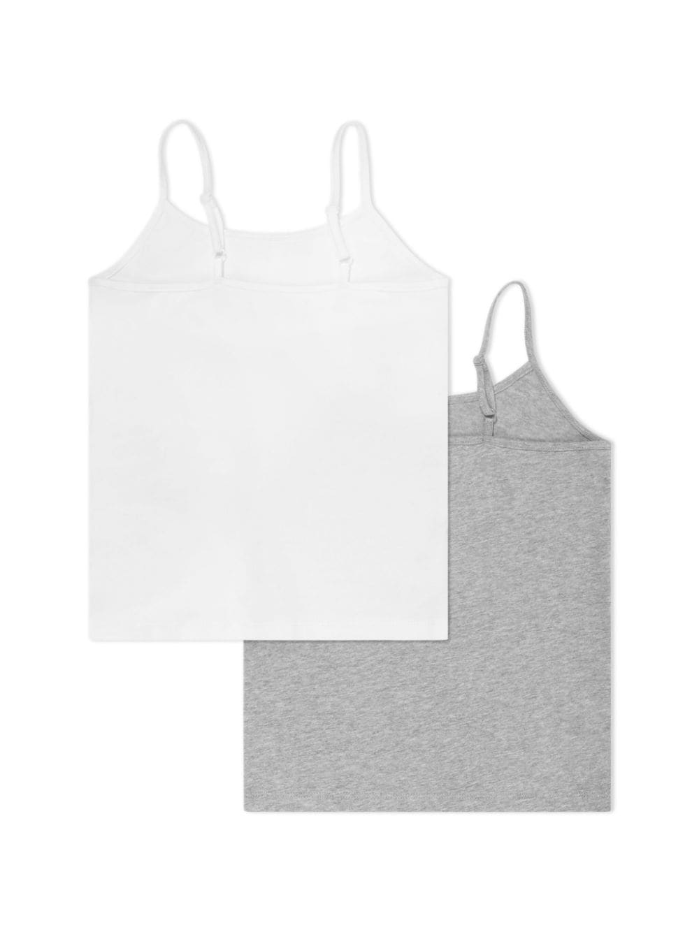 Shop Ralph Lauren Polo Pony Cami Top (pack Of Two) In Grey