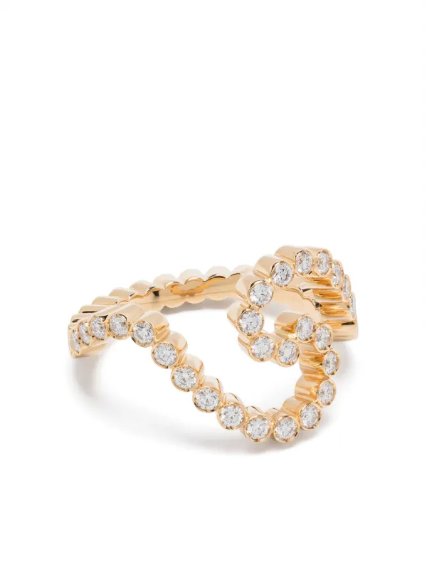 Sophie Bille Brahe Gaia Ensemble Diamond Ring in Gold
