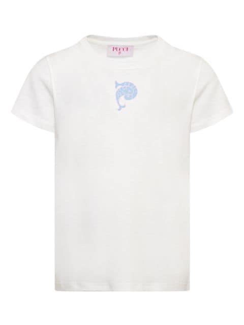 PUCCI Junior logo-print cotton T-shirt