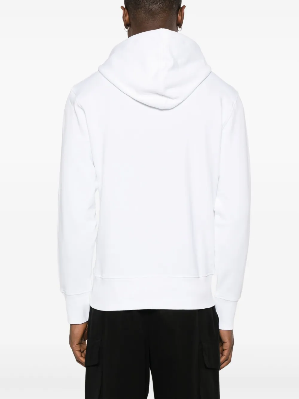Calvin Klein Jeans Katoenen hoodie met logoprint Wit