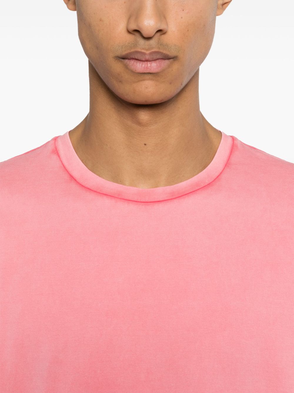 Shop Roberto Collina Shortsleeved Cotton T-shirt In Pink